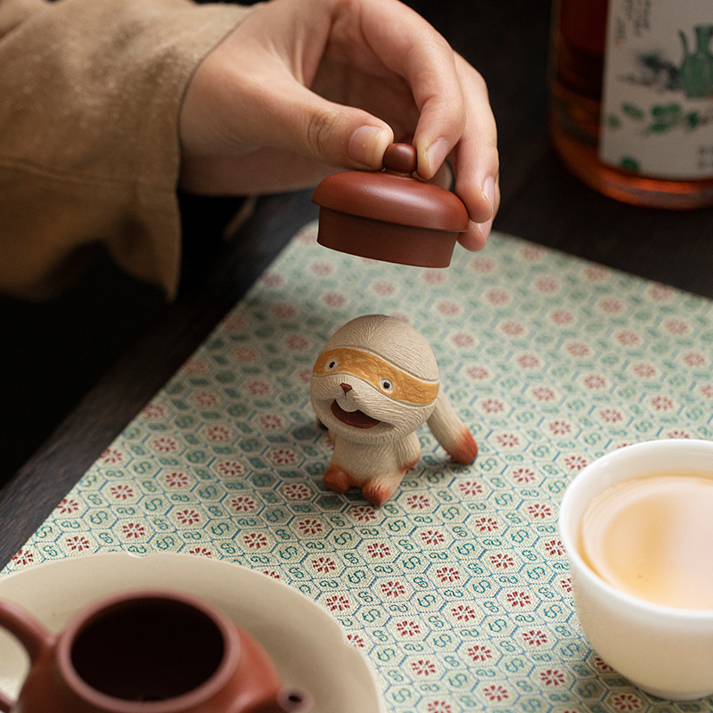 IMG_0898 Handmade Ninja Bunny Tea Pet