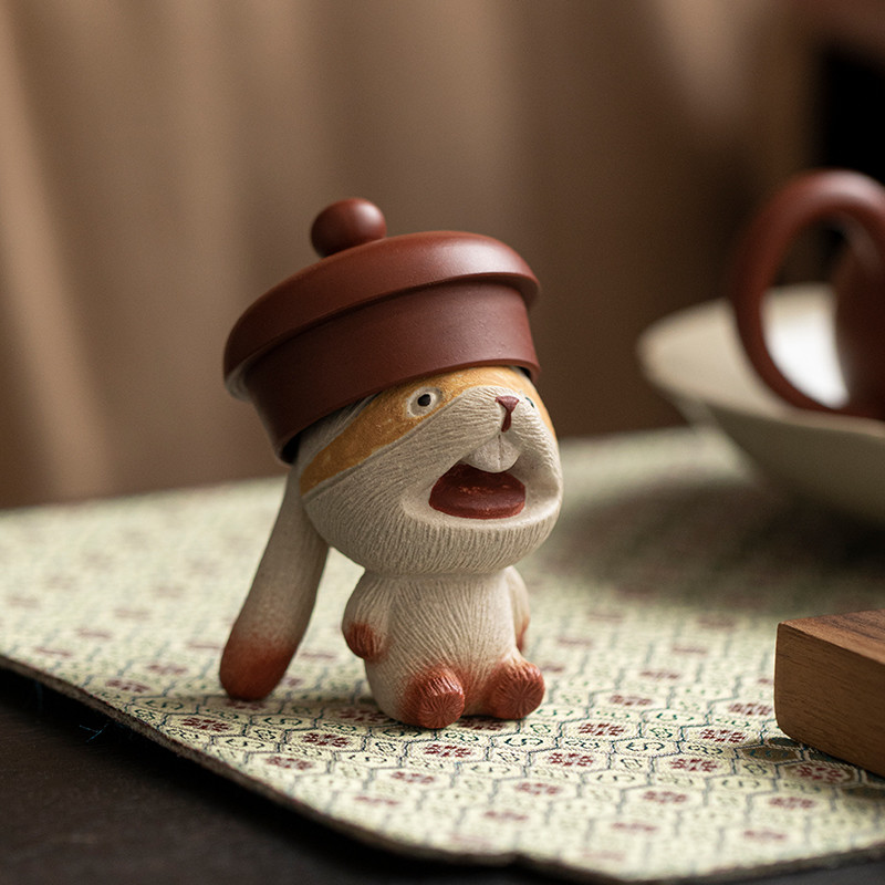 IMG_0901 Handmade Ninja Bunny Tea Pet