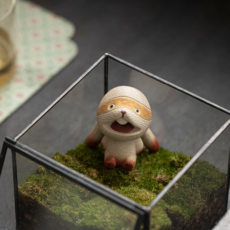 IMG_0902 Handmade Ninja Bunny Tea Pet