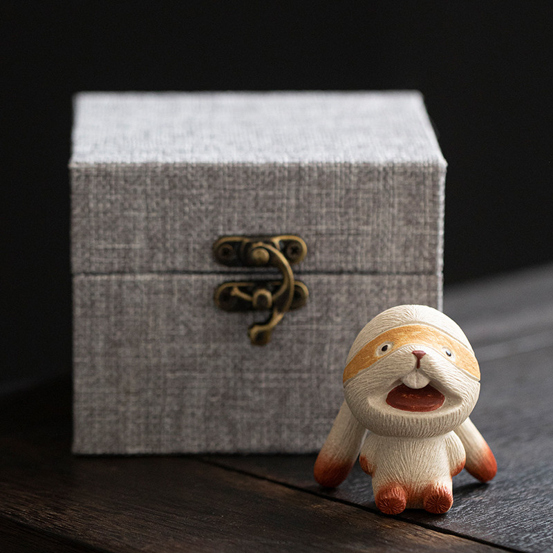 IMG_0904 Handmade Ninja Bunny Tea Pet