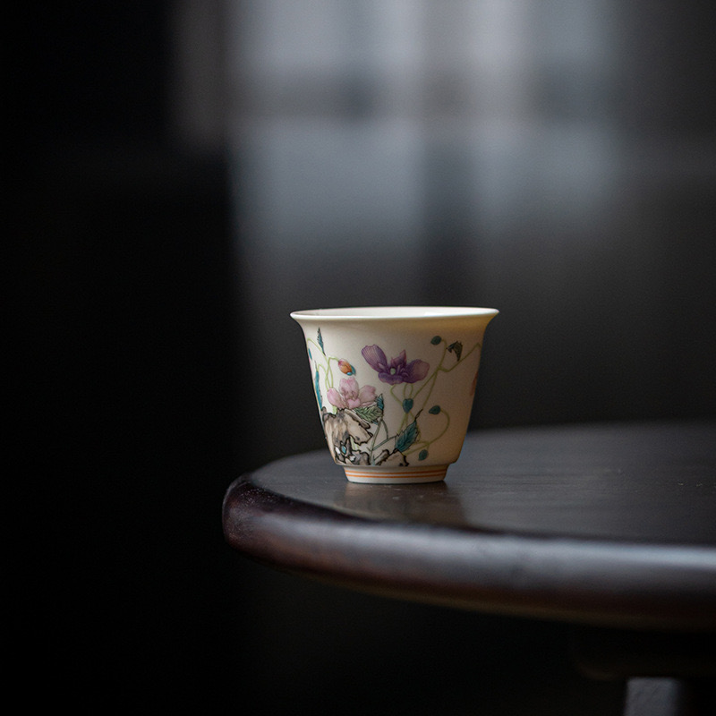 IMG_9530 Vintage Ceramic Corn Poppy 120ml Gaiwan