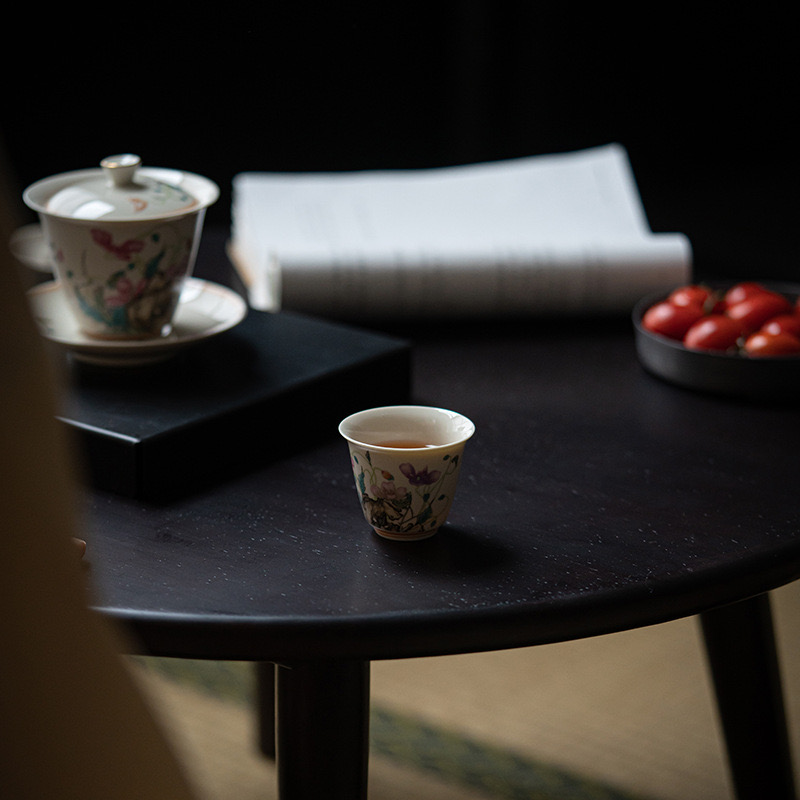 IMG_9532 Vintage Ceramic Corn Poppy 120ml Gaiwan