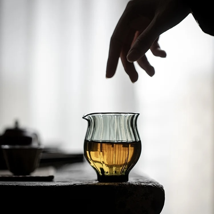 Japanese-Style-Glass-150ml-Fair-Cup-Gong-Dao-Bei-5 Japanese Style Glass 150ml Fair Cup Gong Dao Bei