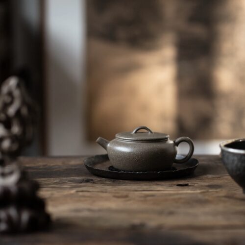 Qing-Duanni-Da-Bin-Shi-Yi-150ml-Yixing-Teapot-2 Qing Duanni Da Bin Shi Yi 150ml Yixing Teapot