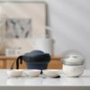 Simple Chic Ceramic Travel 130ml Tea Set