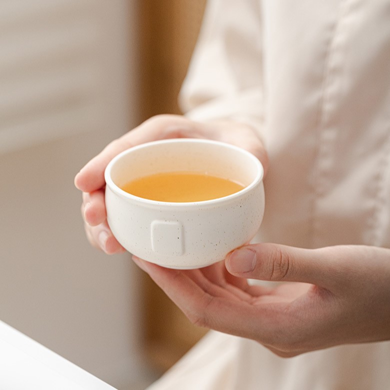 Simple Chic Ceramic Travel 130ml Tea Set