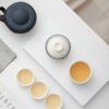 Simple Chic Ceramic Travel 130ml Tea Set