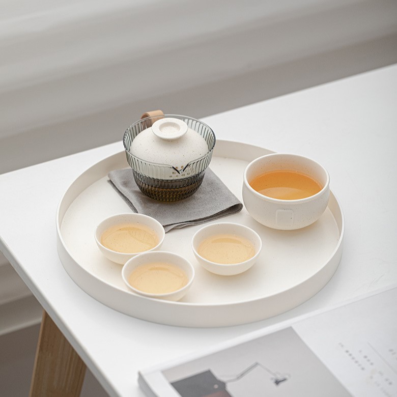 Simple Chic Ceramic Travel 130ml Tea Set