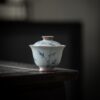 Vintage-Qinghua-Ceramic-Bamboo-110ml-Gaiwan-6 Vintage Qinghua Ceramic Bamboo 110ml Gaiwan