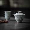Vintage-Qinghua-Ceramic-Bamboo-110ml-Gaiwan-9 Vintage Qinghua Ceramic Bamboo 110ml Gaiwan