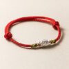 主图-02 Chinese Style Silver Gold Red Lucky Dragon Year String