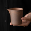 主图-02 Handmade Unglazed Aged Rock Clay Yuan Bao 90ml Gaiwan