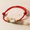 主图-05 Chinese Style Silver Gold Red Lucky Dragon Year String