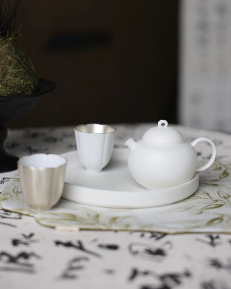 47b1c306-bab2-4e07-87fe-2debb7200116 Handmade Mutton Fat Jade Day and Night 135ml Chinese Teapot