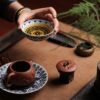 Fully Hand Painted 90ml Bao Xiang Wo Zu Tea Cup