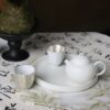 7e3d0ecc-ea44-4347-b846-fc66d8425995 Handmade Mutton Fat Jade Day and Night 135ml Chinese Teapot