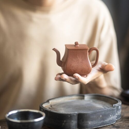 Fully Handmade Jiang Po Ni Han Ping 160ml Yixing Teapot (5) Fully Handmade Jiang Po Ni Han Ping 160ml Yixing Teapot