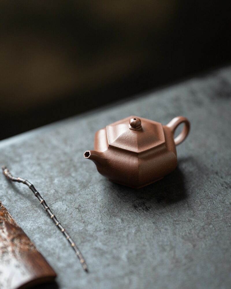 Fully Handmade Zini Long Wen Liu Fang 150ml Yixing Teapot