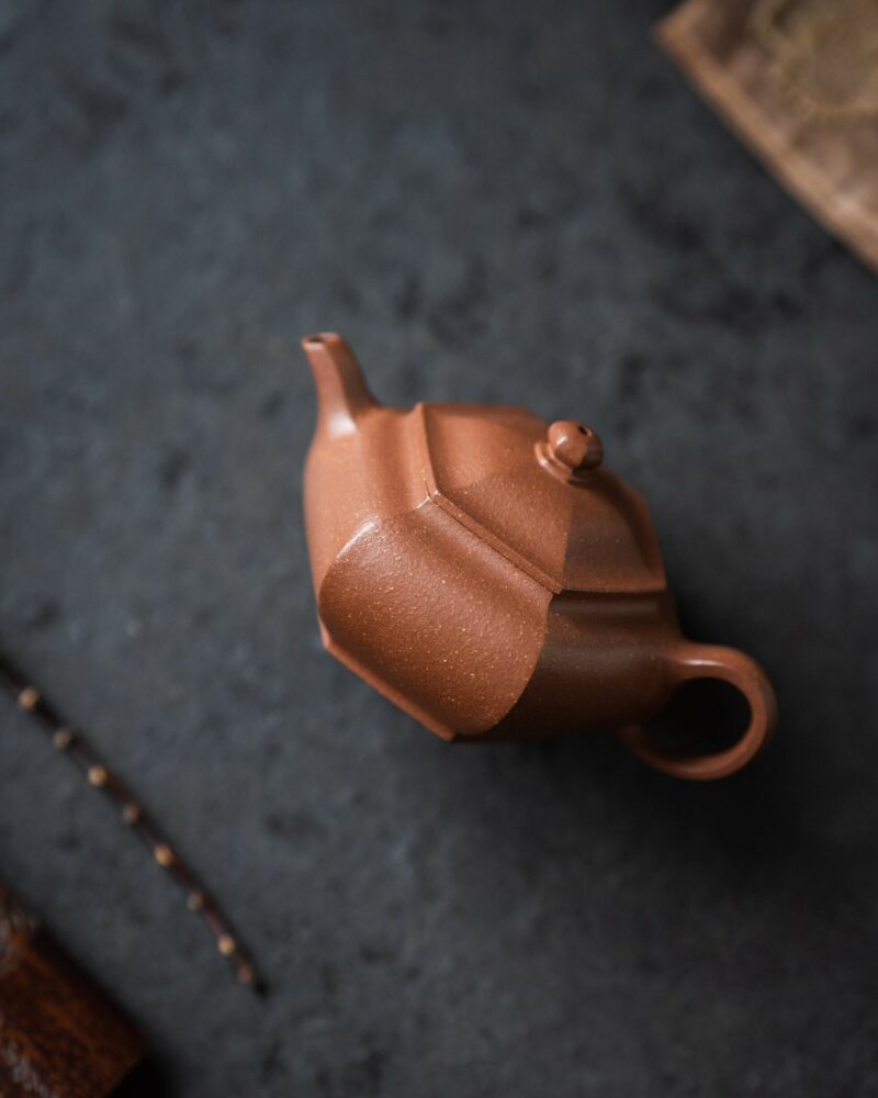 Fully Handmade Zini Long Wen Liu Fang 150ml Yixing Teapot