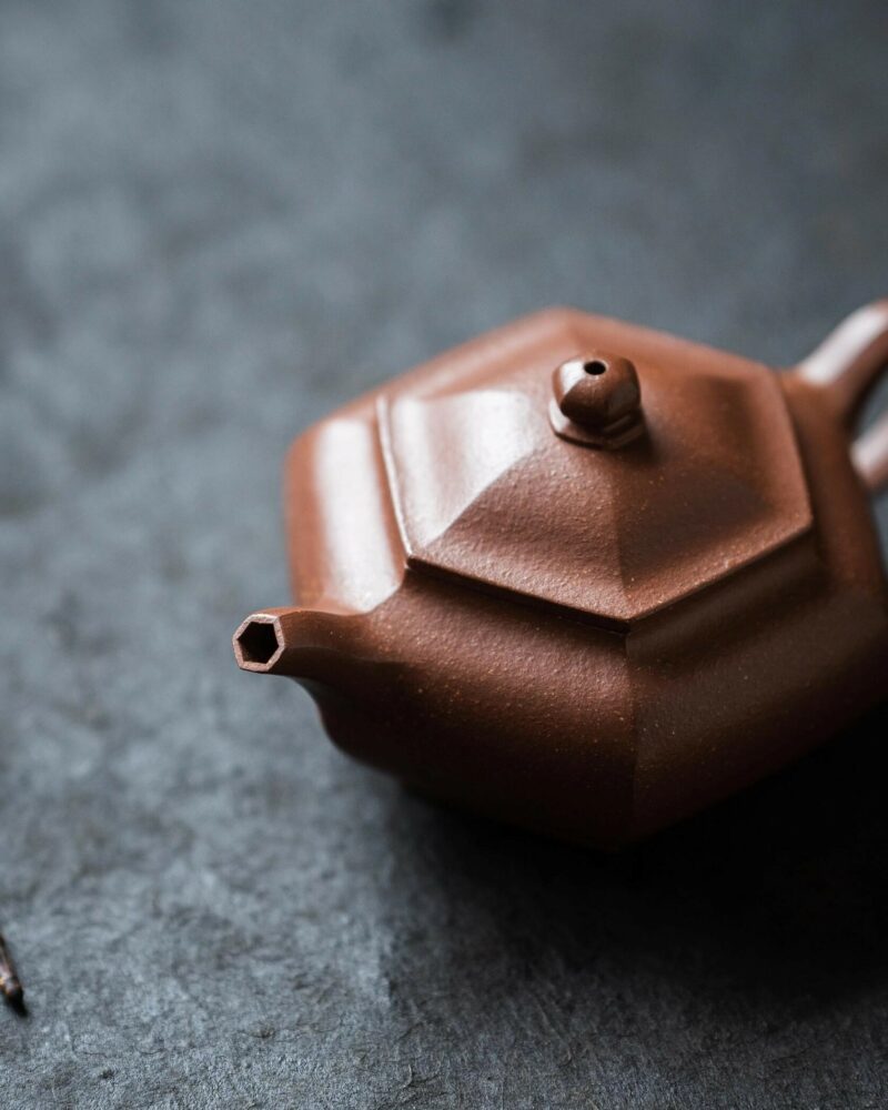 Fully Handmade Zini Long Wen Liu Fang 150ml Yixing Teapot
