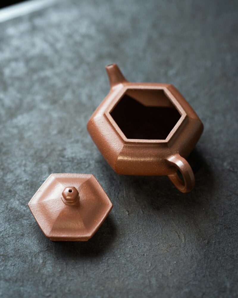 Fully Handmade Zini Long Wen Liu Fang 150ml Yixing Teapot