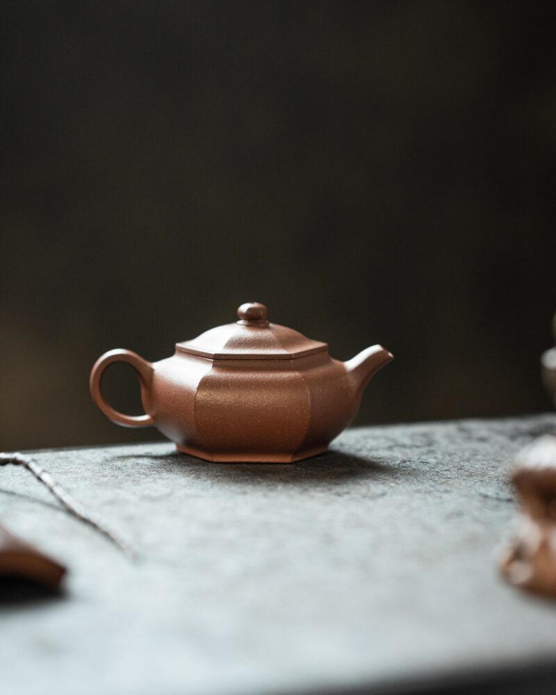 Fully Handmade Zini Long Wen Liu Fang 150ml Yixing Teapot