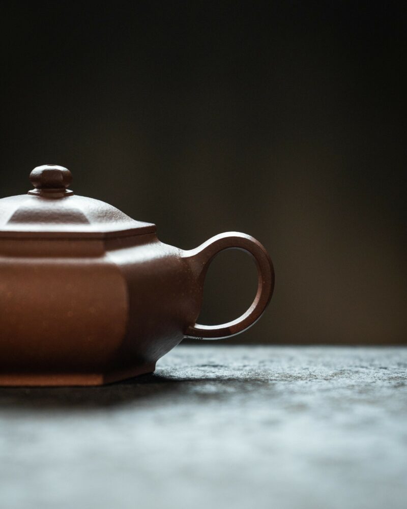 Fully Handmade Zini Long Wen Liu Fang 150ml Yixing Teapot