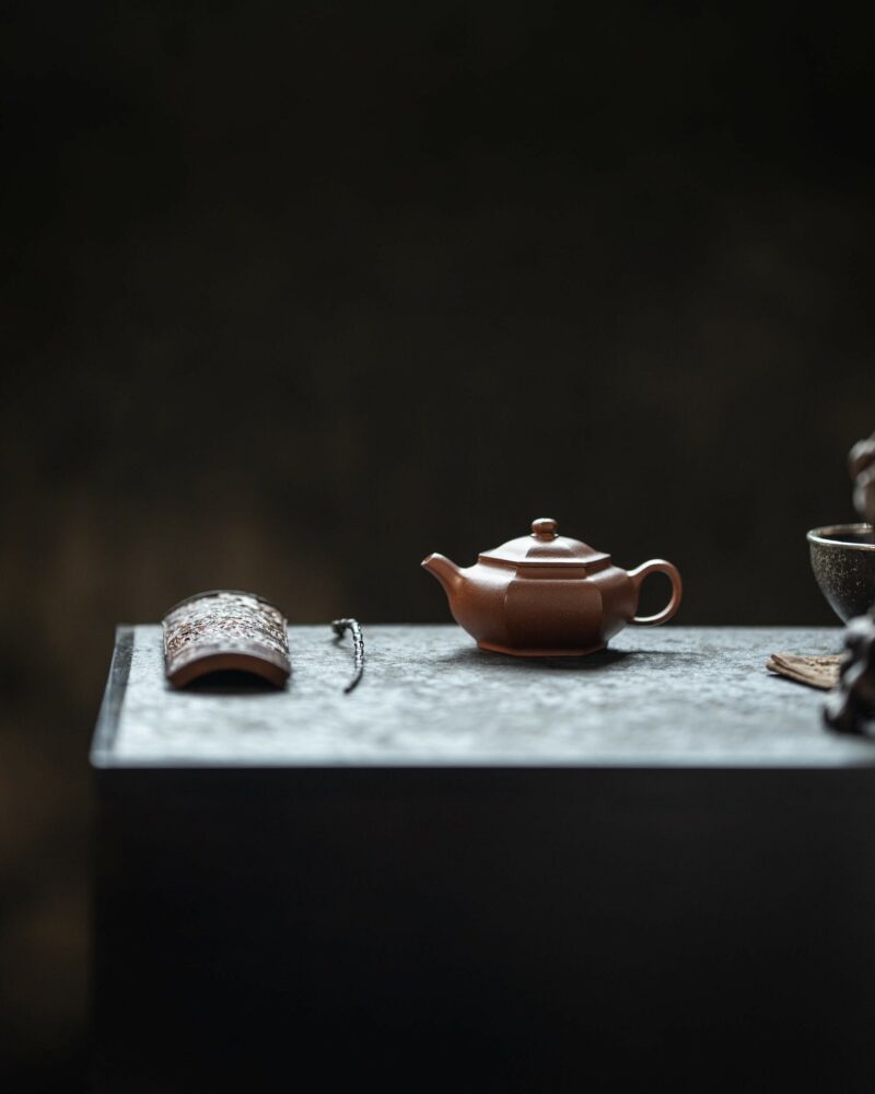 Fully Handmade Zini Long Wen Liu Fang 150ml Yixing Teapot