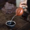 Half Handmade Xiao Hong Ni Gong Zhu 130ml Yixing Teapot
