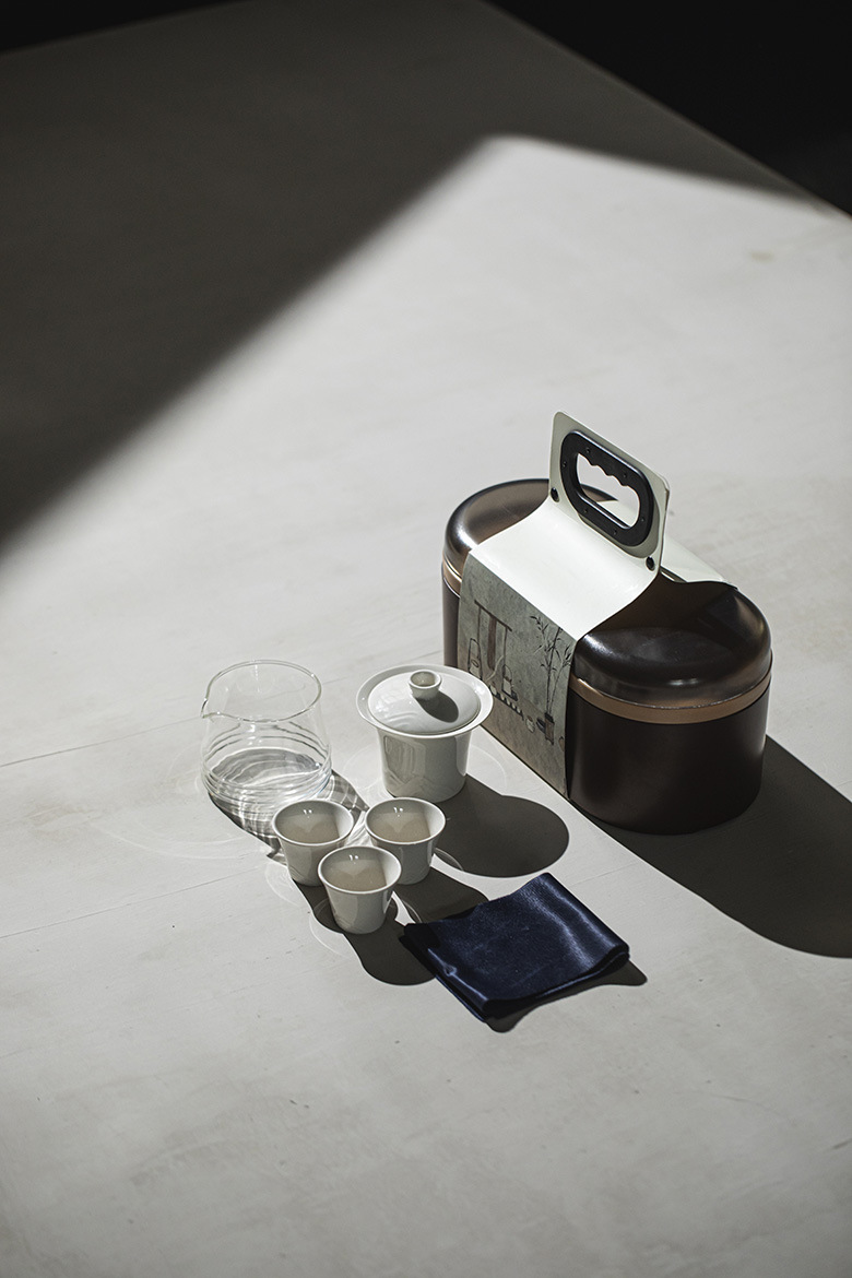 Outdoor Portable Ceramic You Xian Travel Tea Set