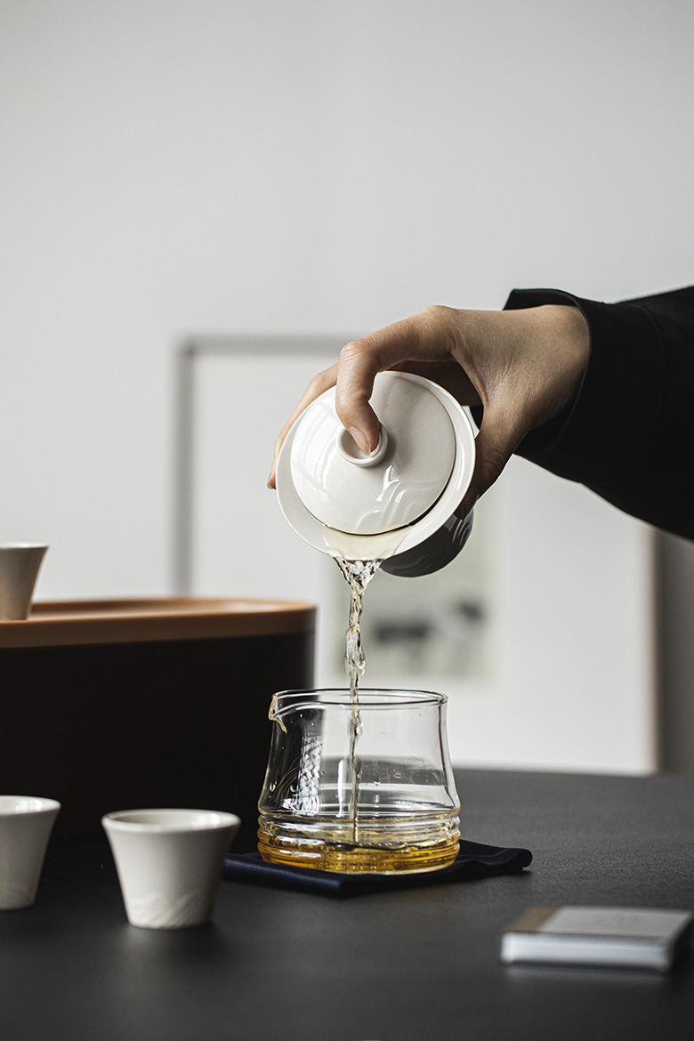 Outdoor Portable Ceramic You Xian Travel Tea Set