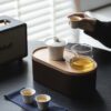 Outdoor Portable Ceramic You Xian Travel Tea Set