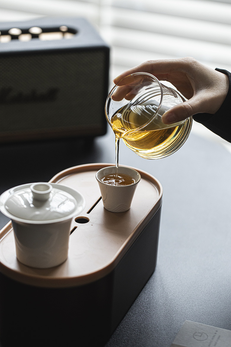 Outdoor Portable Ceramic You Xian Travel Tea Set