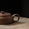 Fully Handmade Speckled Zini Ming Style Zhou Pan 140ml Yixing Teapot