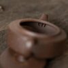 Fully Handmade Speckled Zini Ming Style Zhou Pan 140ml Yixing Teapot
