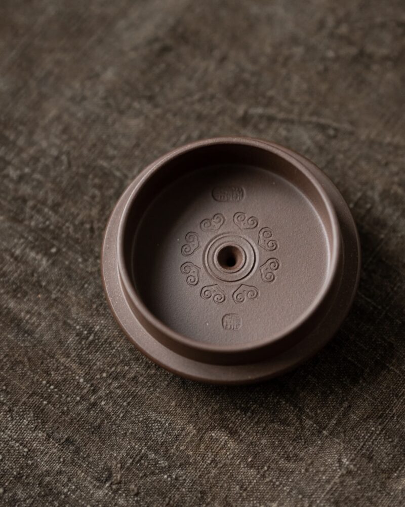 Fully Handmade Speckled Zini Ming Style Zhou Pan 140ml Yixing Teapot