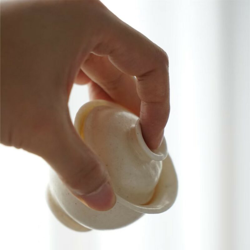 749 (14) Handmade Ceramic Linglan 120ml Gaiwan