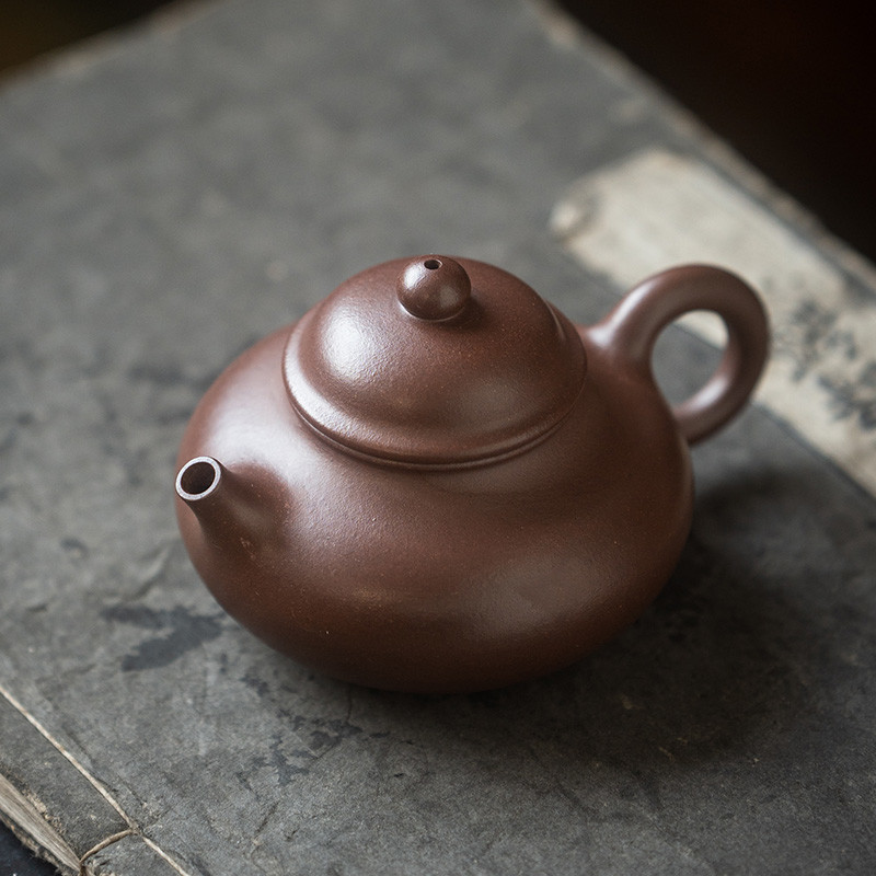 Half Handmade Zini Rong Tian 120ml Yixing Teapot