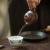 Half Handmade Zini Rong Tian 120ml Yixing Teapot