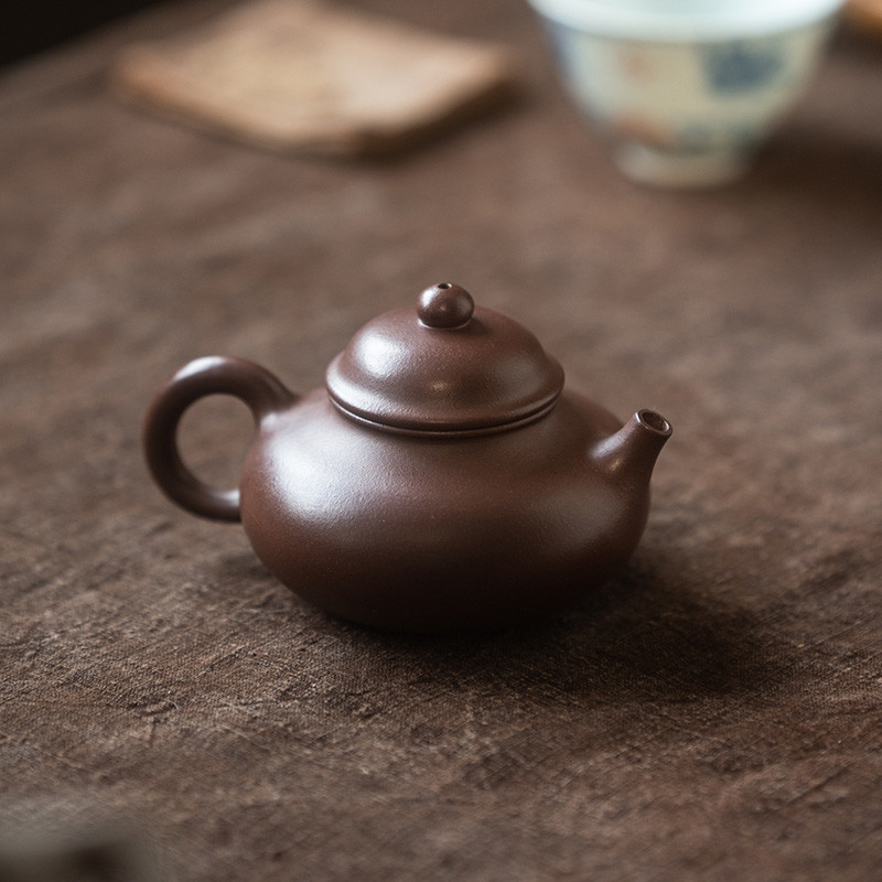 Half Handmade Zini Rong Tian 120ml Yixing Teapot