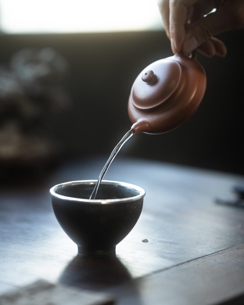 Half Handmade Xiao Hong Ni Short Pan Hu 90ml Yixing Teapot