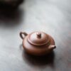 Half Handmade Xiao Hong Ni Short Pan Hu 90ml Yixing Teapot