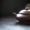 Half Handmade Xiao Hong Ni Short Pan Hu 90ml Yixing Teapot
