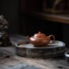 Half Handmade Xiao Hong Ni Bian Shi 150ml Yixing Teapot
