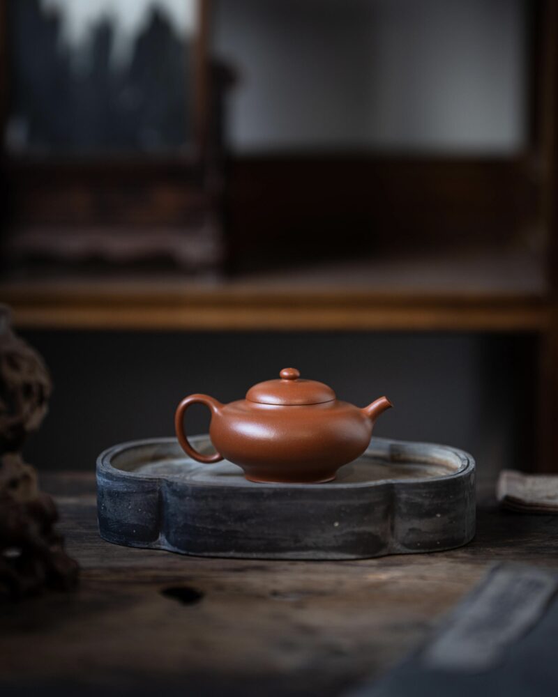 Half Handmade Xiao Hong Ni Bian Shi 150ml Yixing Teapot