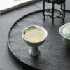 Colored Glaze Ceramic Celadon Bamboo 135ml Gaiwan (12) Colored Glaze Ceramic Celadon Bamboo 135ml Gaiwan