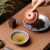 Fully Hand Painted 90ml Sanskrit Pattern Wo Zu Tea Cup