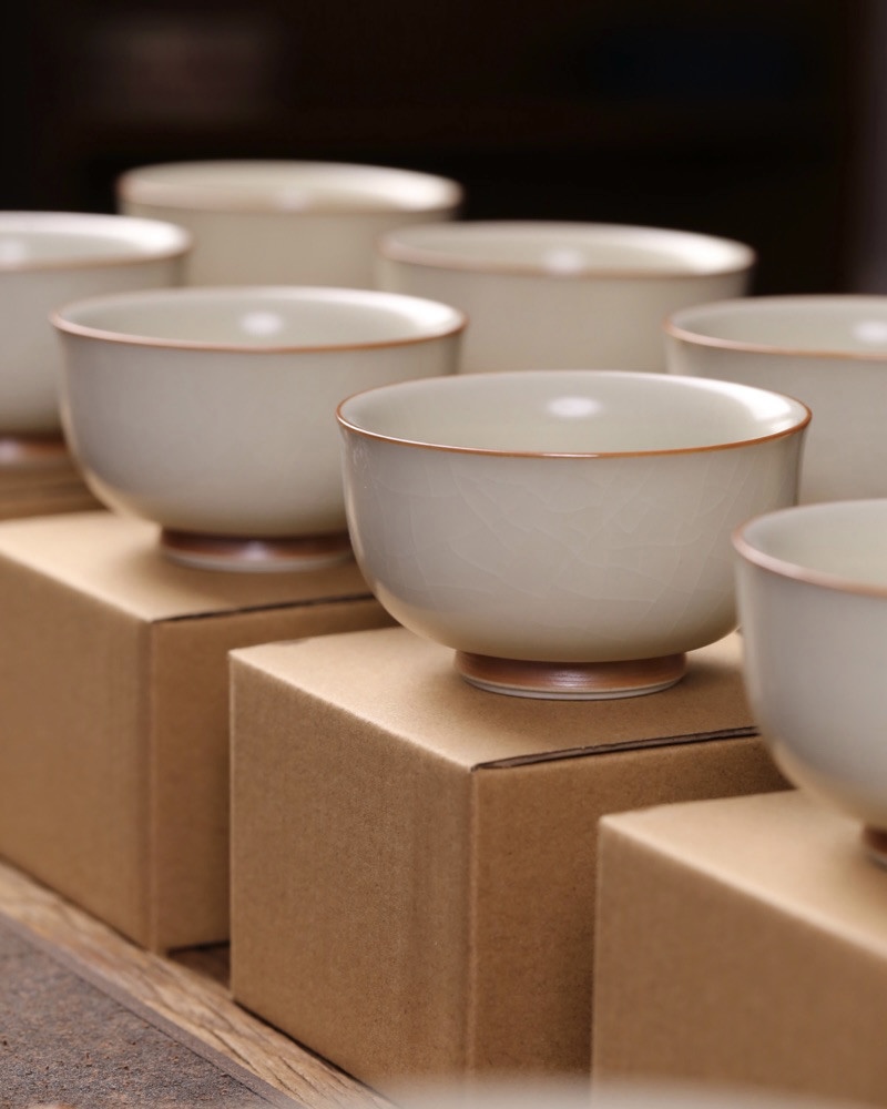Ru Ware Ceramic 120ml Host Tea Cup (10) Ru Ware Ceramic 120ml Host Tea Cup