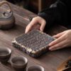 主图-03 Wood Fired Aged Rock Clay Pear 75ml Chinese Teapot