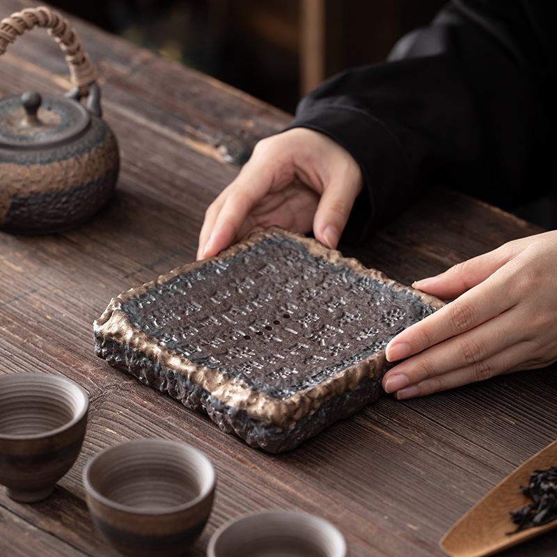 主图-03 Wood Fired Aged Rock Clay Pear 75ml Chinese Teapot
